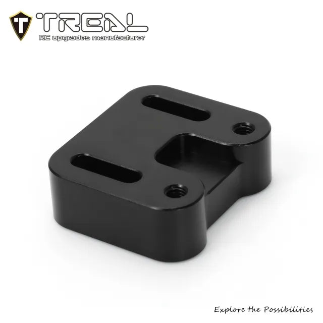 TREAL Aluminum 7075 Adjustable Servo Mount Bracket for Axial SCX6 Jeep Wrangler Trail Honcho