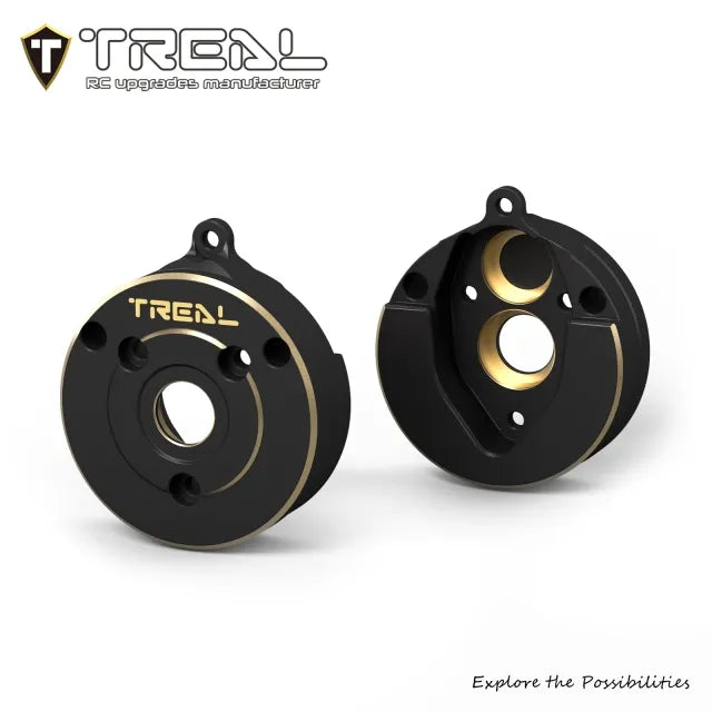 TREAL Brass Rear Outer Portal Covers External Portal Drive Housing(2) Counter Weight for Vanquish VRD/VS4-10