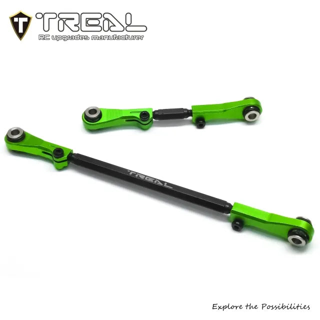 TREAL UTB18 Capra Adjustable Steering Links Tie-Rod Linkages Set (2pcs)