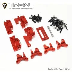 TREAL TRX4MT Dual Shock Mounts Shocks Tower (Front&Rear, Left&Right) Aluminum 7075 Upgrades for 1/18 TRX-4MT F-150 K10