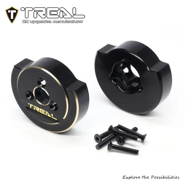 TREAL Brass Weight Rear Balance Counterweight Upgrades for Vanquish H10 Optic Rear Axle Black(78.4g/0.17lb per pc)