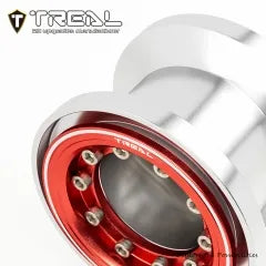 TREAL TRX4MT Beadlock Wheels High Trail Wheel Rims(4P) Aluminum Upgrades for 1/18 TRX-4MT F-150 K10