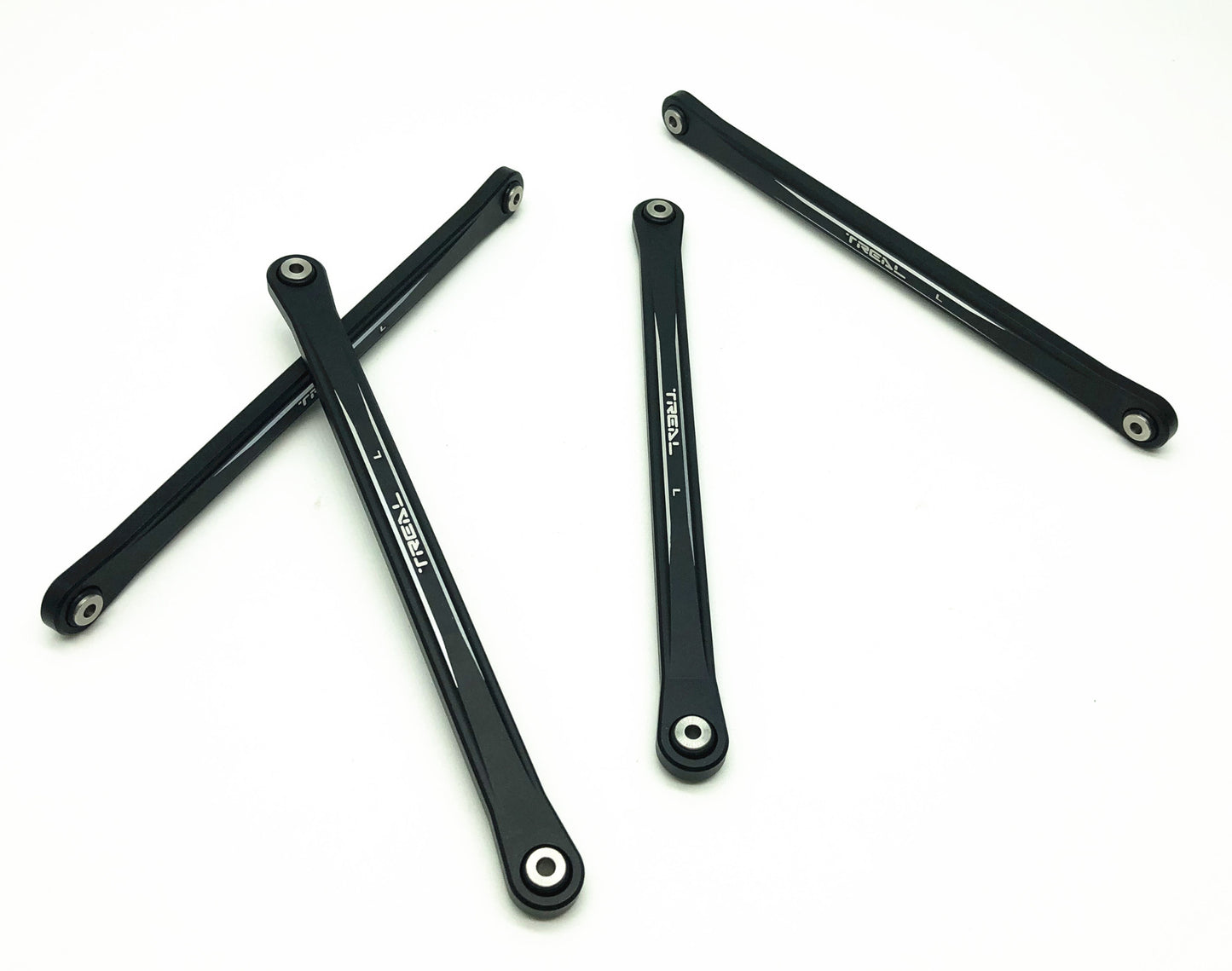 Treal Aluminum 7075 Lower Link Bars (4) Set for Losi LMT