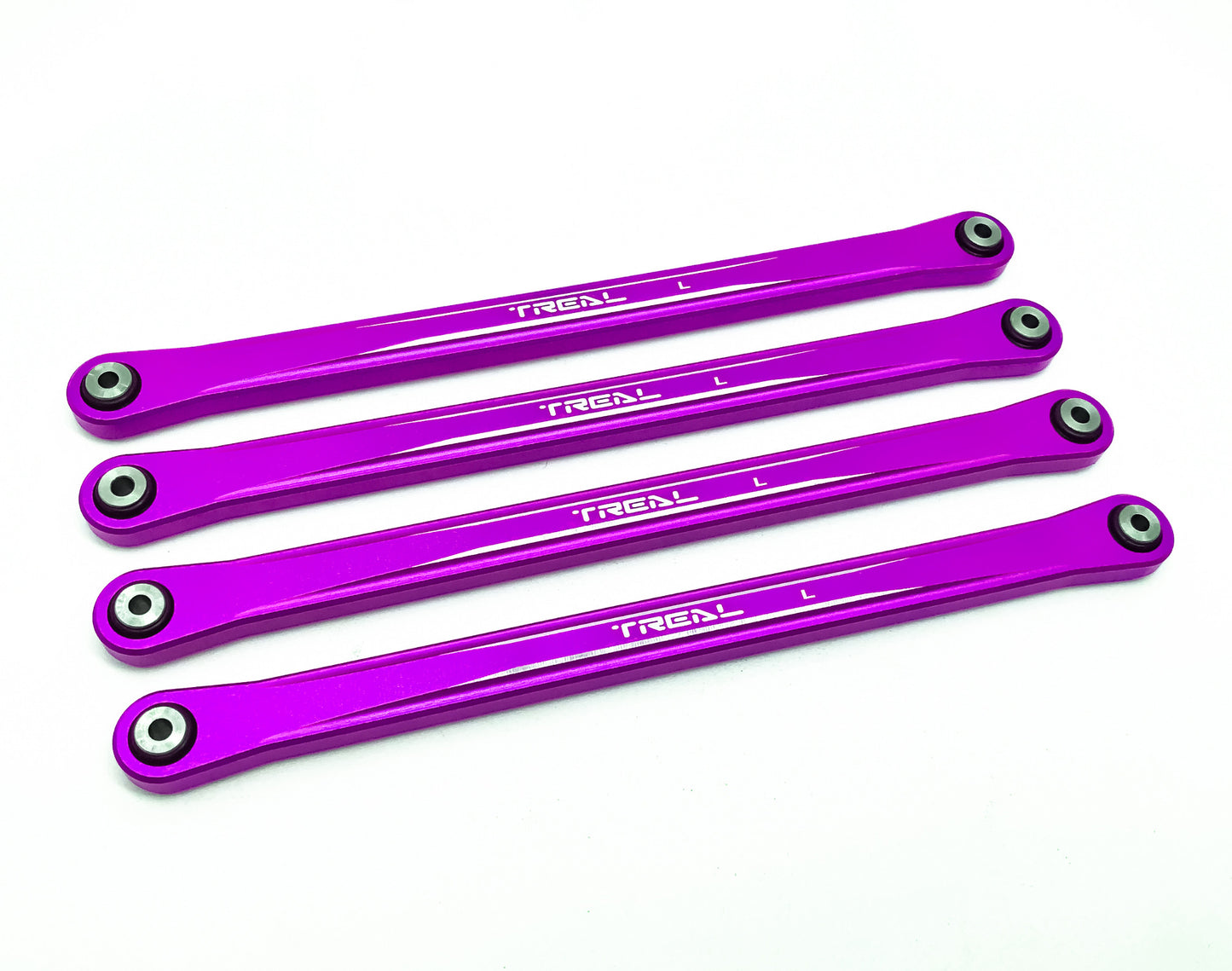 Treal Aluminum 7075 Lower Link Bars (4) Set for Losi LMT