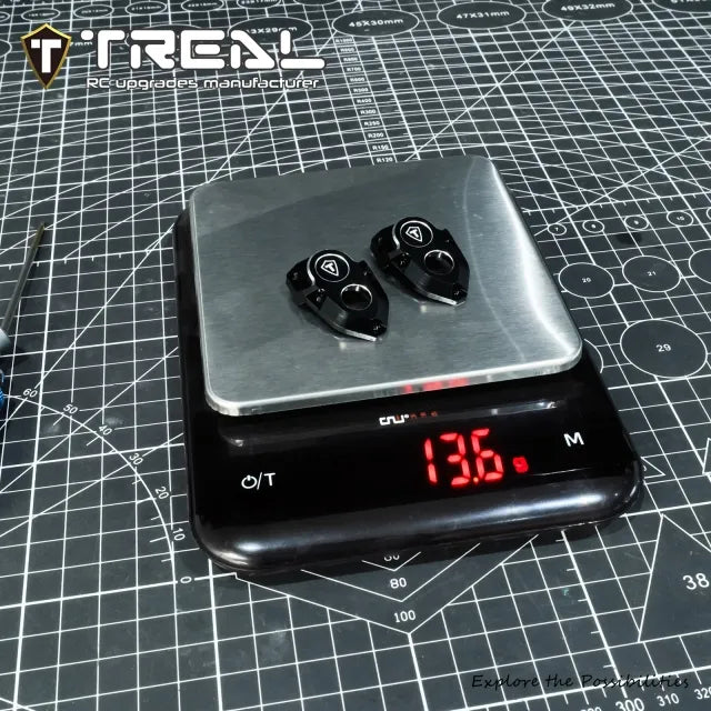 TREAL Aluminum 7075 Front Outer Portal Covers External Cap for Vanquish VRD/VS4-10