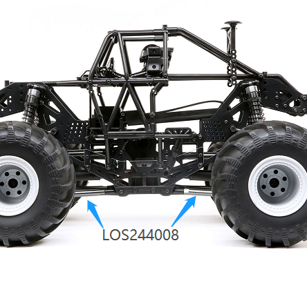 Treal Lower 4 Trailing Arms Links Set for Losi LMT