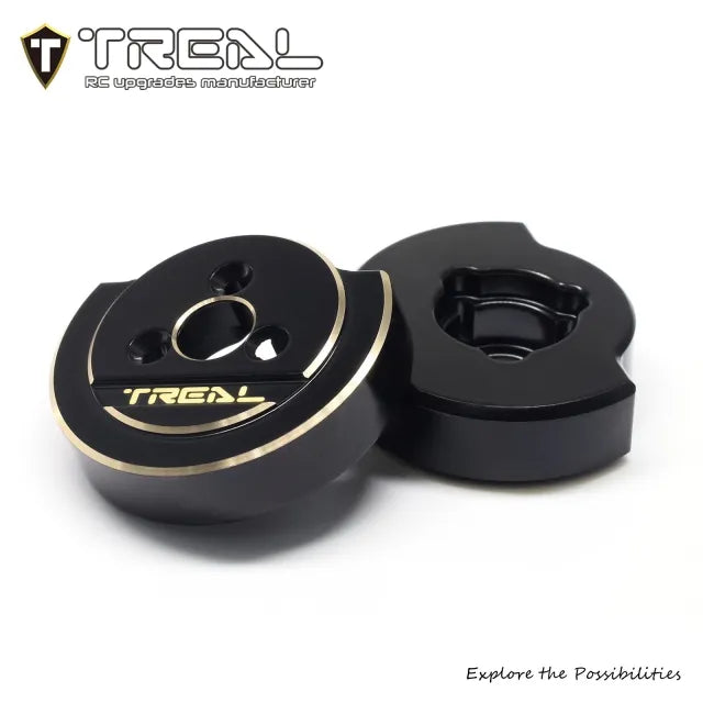 TREAL Brass Weight Rear Balance Counterweight Upgrades for Vanquish H10 Optic Rear Axle Black(78.4g/0.17lb per pc)