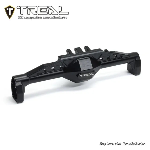 TREAL Aluminum 7075 Rear Axle Housing w Rear Hubs for Axial 1/8 AXP8 Gilamon