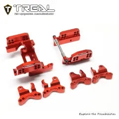 TREAL TRX4MT Dual Shock Mounts Shocks Tower (Front&Rear, Left&Right) Aluminum 7075 Upgrades for 1/18 TRX-4MT F-150 K10