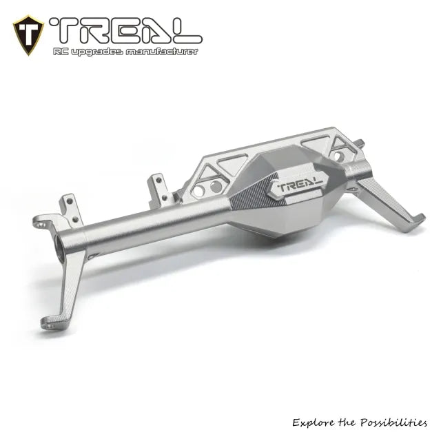 TREAL Aluminum 7075 Front Axle Housing w C Hubs for Axial 1/8 AXP8 Gilamon