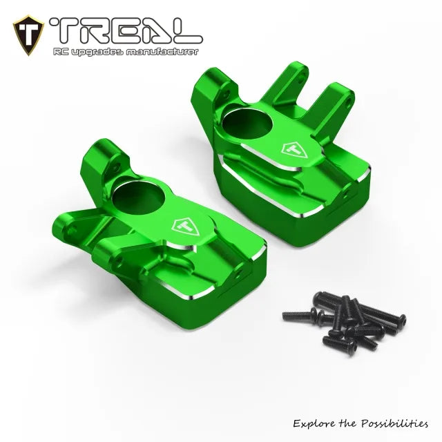 TREAL Aluminum 7075 Front Steering Knuckles Inner Portal Covers (2pcs) for Axial 1/8 AXP8 Gilamon