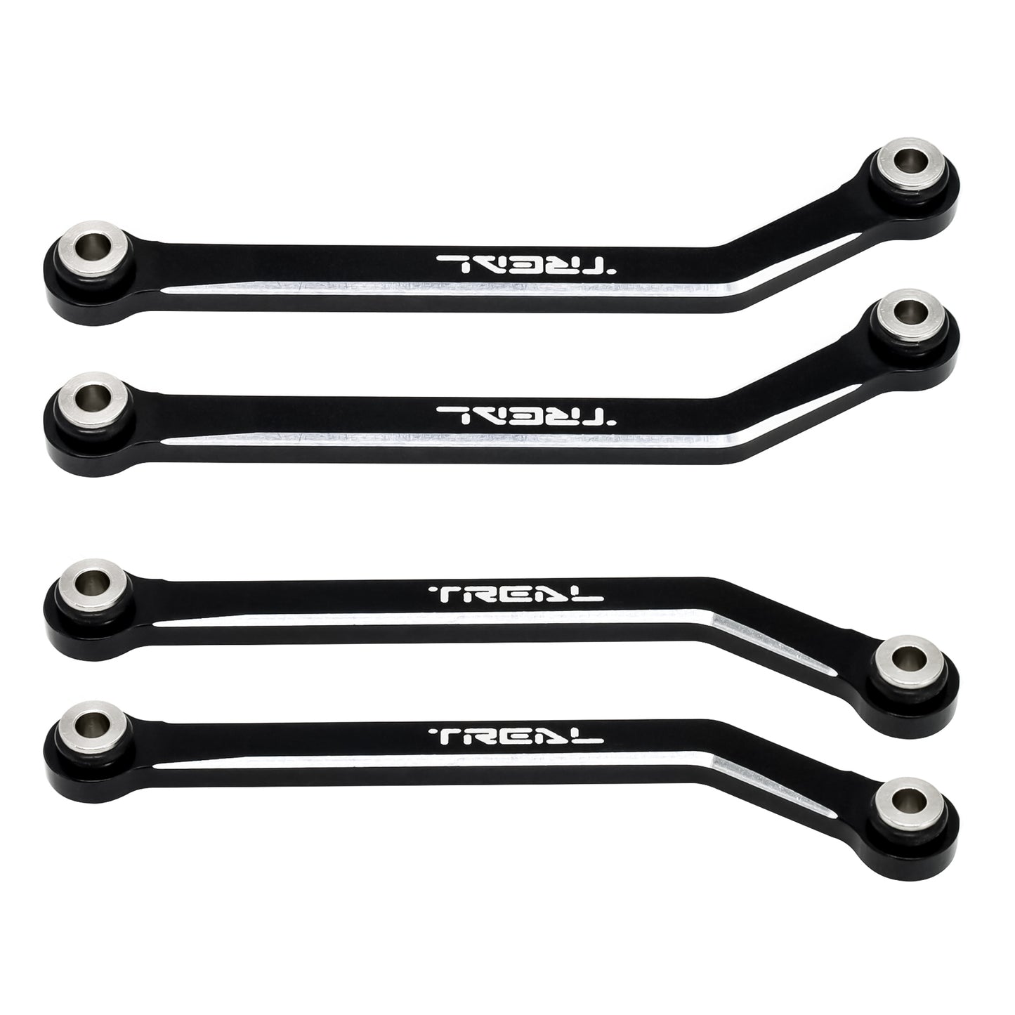 TREAL FCX24 High Clearance Links, Aluminum 7075 Chassis Lower Linkages (4p) for 1/24 FMS FCX24
