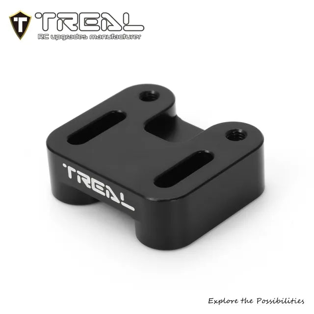 TREAL Aluminum 7075 Adjustable Servo Mount Bracket for Axial SCX6 Jeep Wrangler Trail Honcho