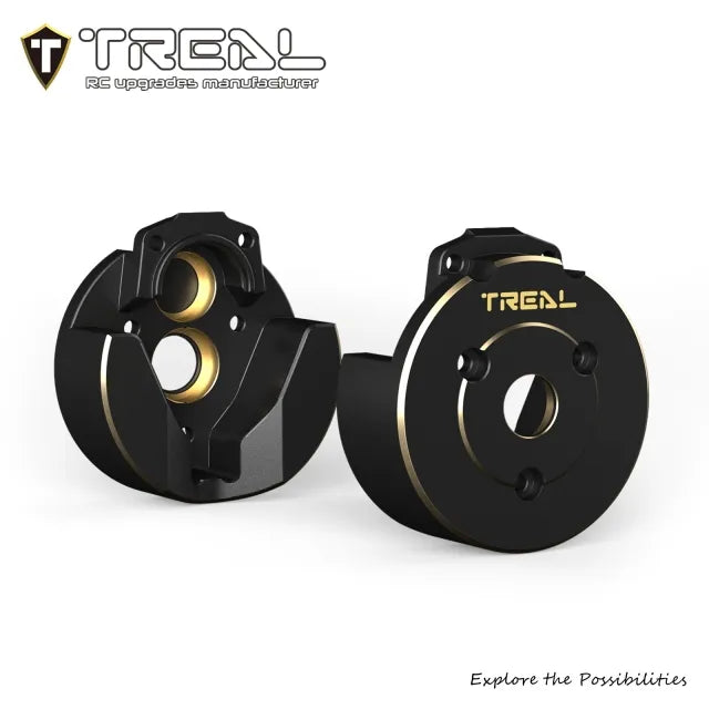 TREAL Brass Front Outer Portal Covers External Portal Drive Housing(2) Heavy Weight for Vanquish VRD/VS4-10