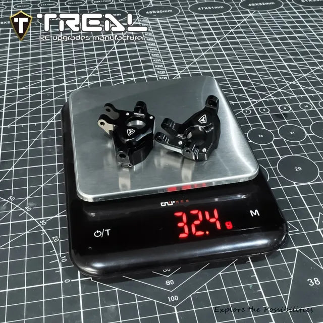 TREAL Aluminum 7075 Front Inner Portal Covers Steering Knuckles for Vanquish VRD/VS4-10