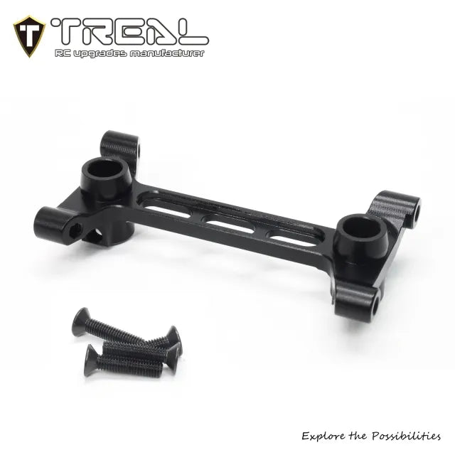 TREAL Aluminum 7075 Rear Chassis/Shock Tower Brace, Rr Chass Shock Tower Frame for SCX10 III Jeep JLU Wrangler