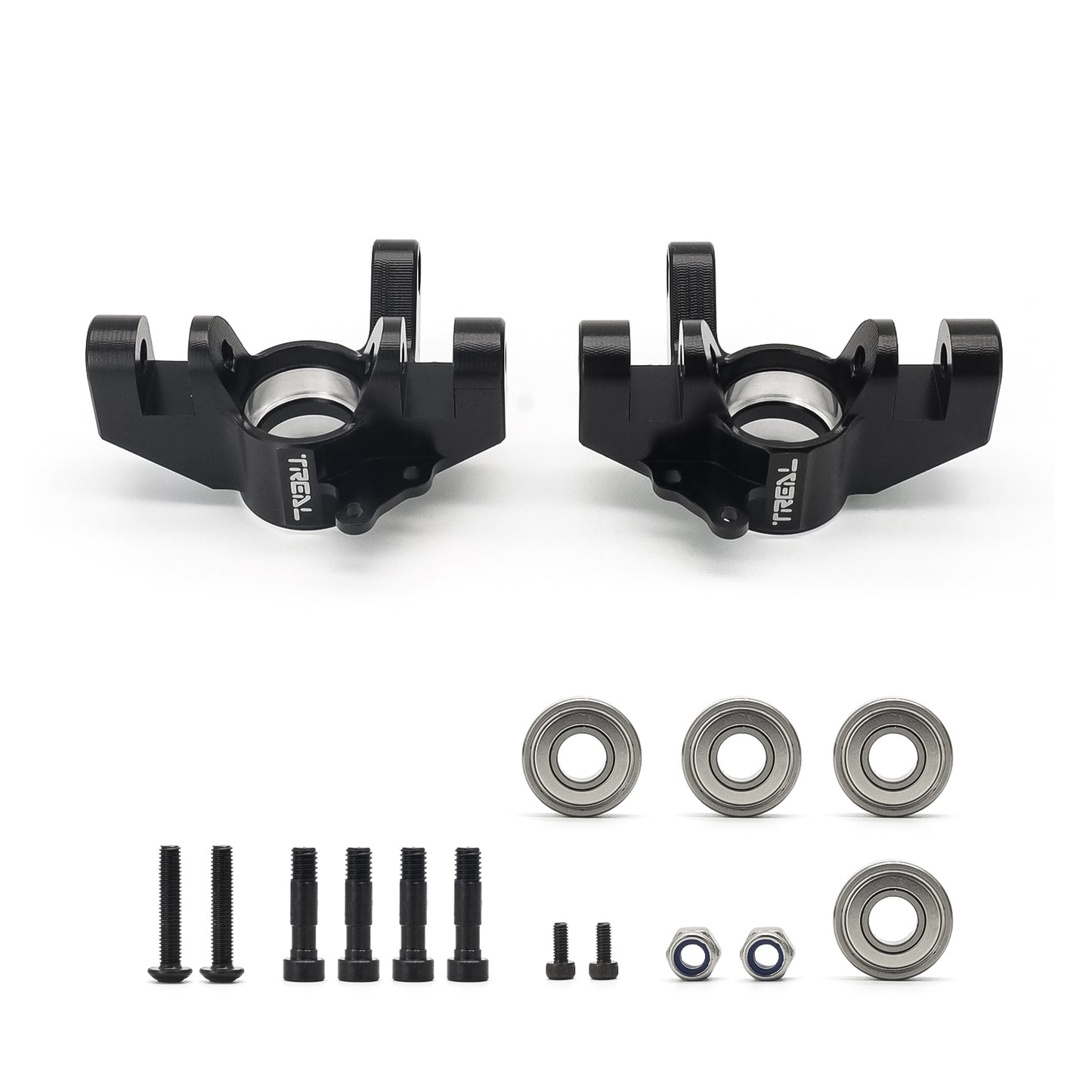 TREAL Alu# 7075 Front Steering Knuckles (Left&Right) for 1/10 Losi HAMMER REY U4