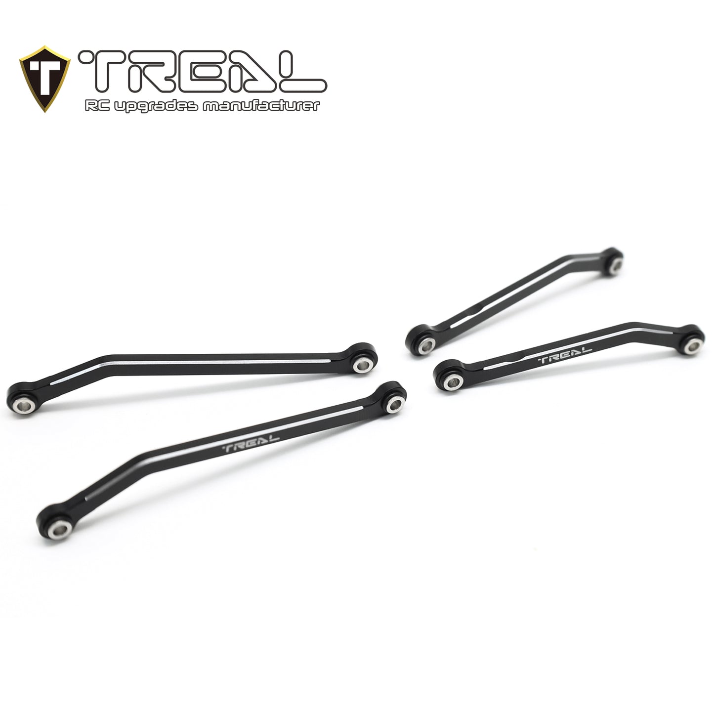 TREAL Aluminum 7075 High Clearance Links Set(4pcs) Chassis Lower Links for TRX4M 1/18 RC Crawler