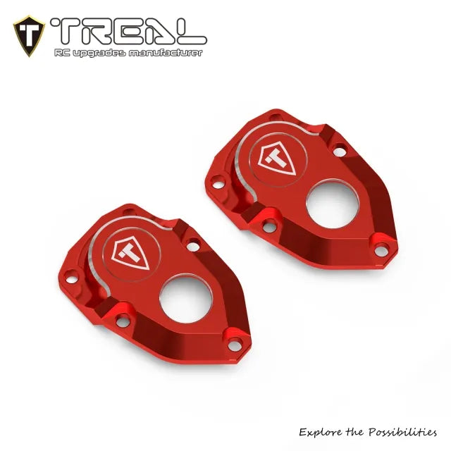 TREAL Aluminum 7075 Front Outer Portal Covers External Cap for Vanquish VRD/VS4-10