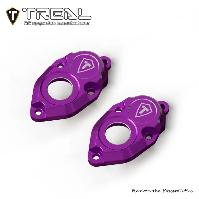 TREAL Aluminum 7075 Rear Outer Portal Covers External Cap for Vanquish VRD/VS4-10