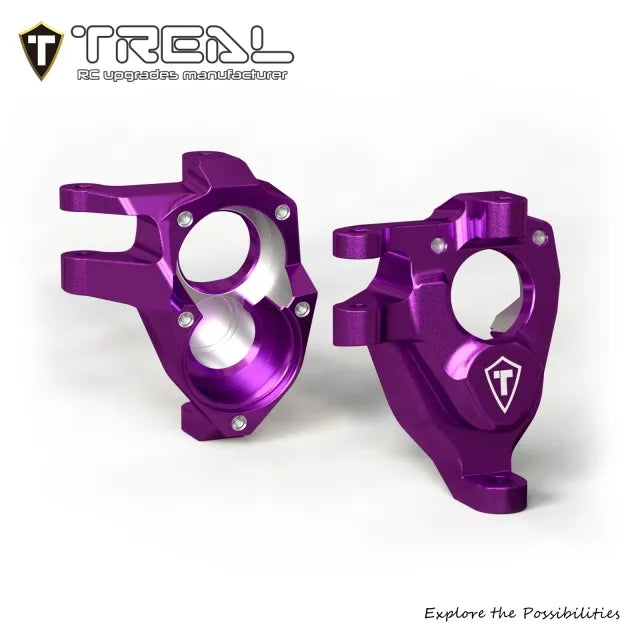 TREAL Aluminum 7075 Front Inner Portal Covers Steering Knuckles for Vanquish VRD/VS4-10