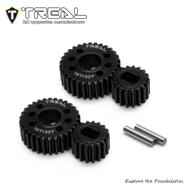 TREAL Harden Steel Standard Portal Gear Set (18T/30T) for Vanquish VRD/VS4-10