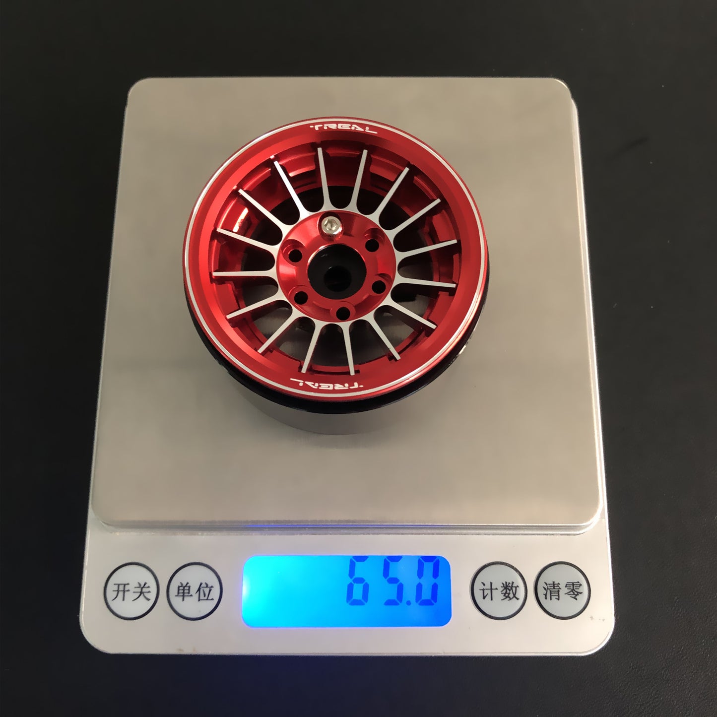 TREAL 1.9" Beadlock Wheels (4) Multi Spoke Rim Crawler Wheels for 1/10 SCX10 III TRX-4 RC Trucks-Type J