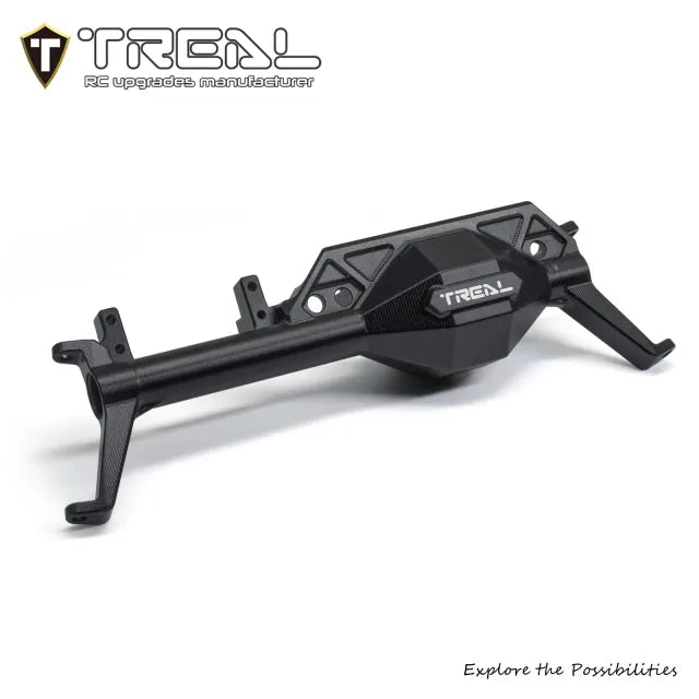 TREAL Aluminum 7075 Front Axle Housing w C Hubs for Axial 1/8 AXP8 Gilamon