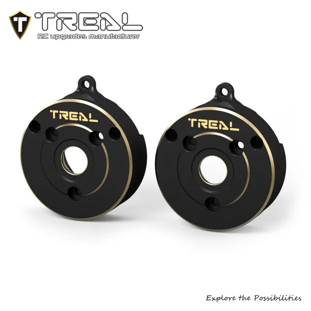 TREAL Brass Rear Outer Portal Covers External Portal Drive Housing(2) Counter Weight for Vanquish VRD/VS4-10