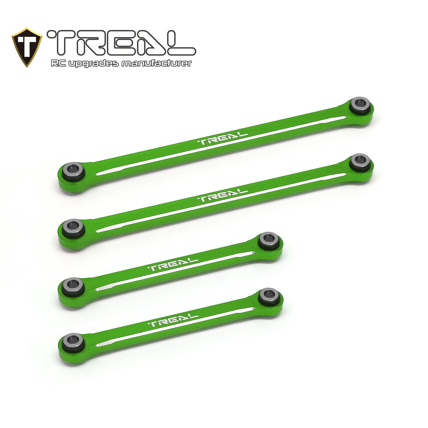 TREAL TRX4M Upper Links Set (4pcs) Aluminum 7075 Upper Chassis 4-Links Upgrades 1/18 Scale