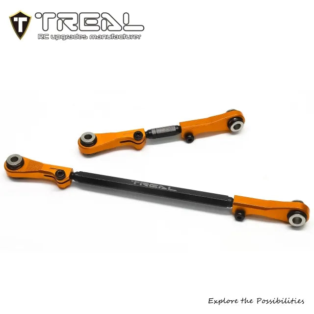 TREAL UTB18 Capra Adjustable Steering Links Tie-Rod Linkages Set (2pcs)