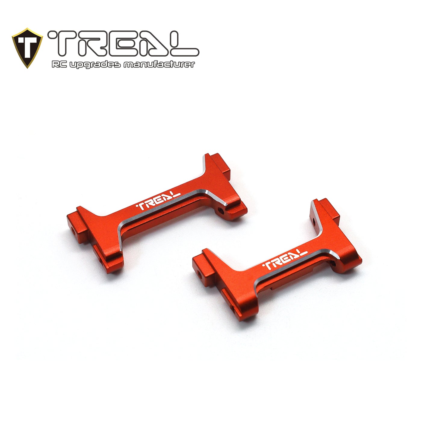 TREAL Aluminum 7075 Front and Rear Bumper Mounts Set (F&R) for 1/18 TRX4M