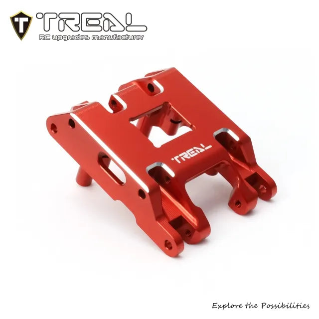 TREAL TRX4MT Center Skid Plate Aluminum 7075 Upgrades for 1/18 TRX-4MT F-150 K10 Monster Truck