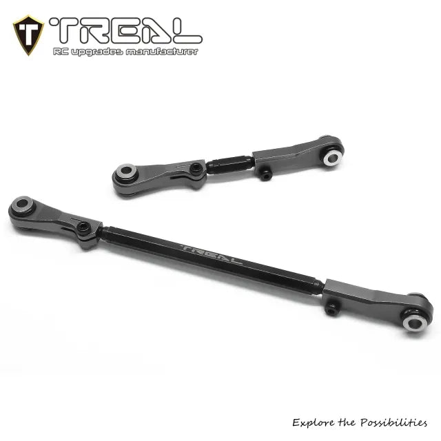 TREAL UTB18 Capra Adjustable Steering Links Tie-Rod Linkages Set (2pcs)