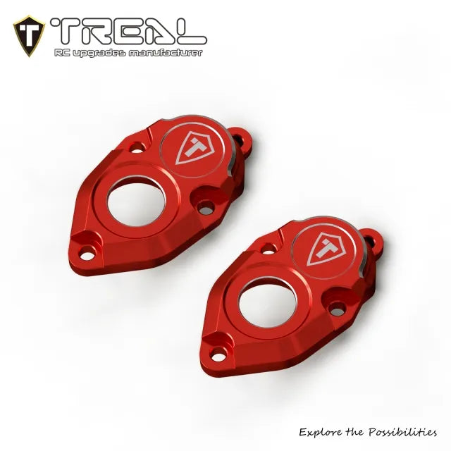 TREAL Aluminum 7075 Rear Outer Portal Covers External Cap for Vanquish VRD/VS4-10