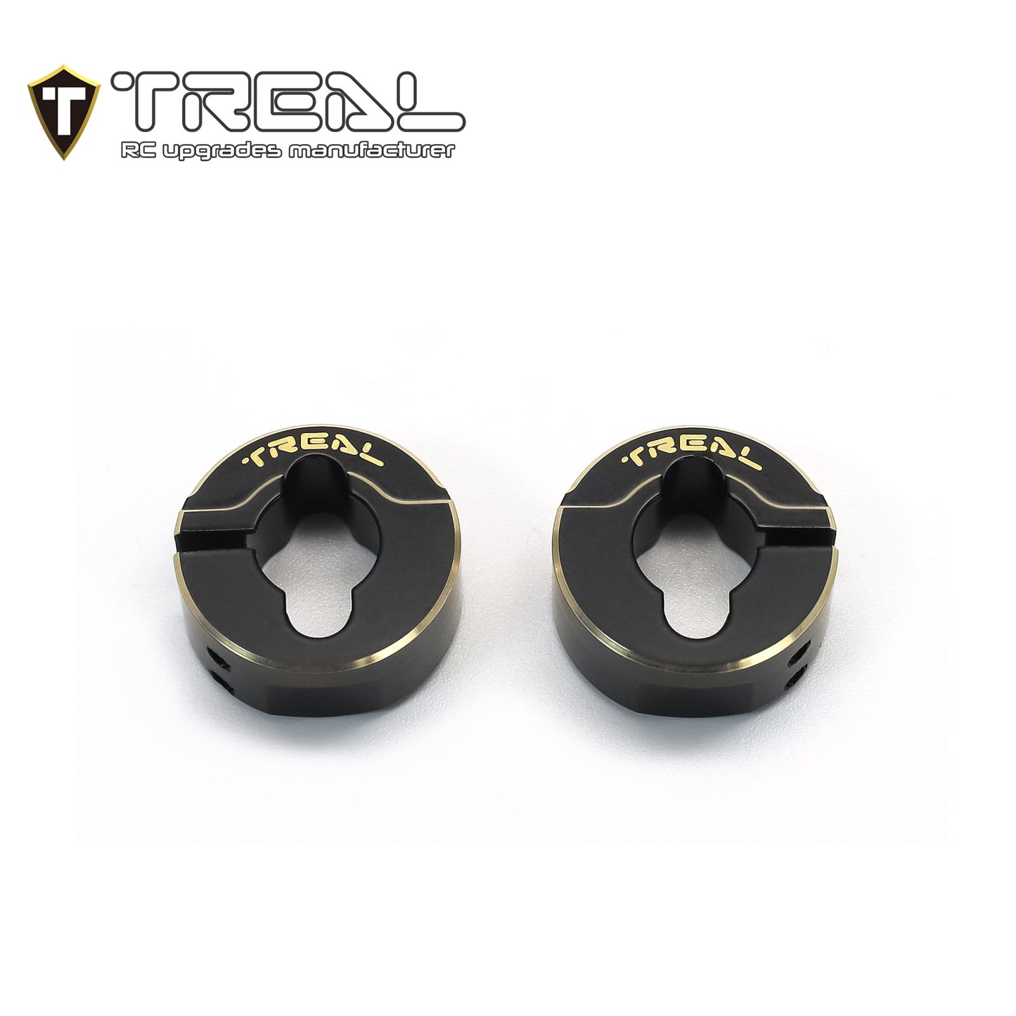 TREAL Brass Rear Counterweight (2P) Axle Weight 13g/pc Upgrades for 1/18 TRX4M