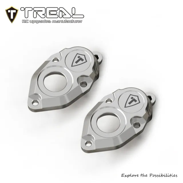 TREAL Aluminum 7075 Rear Outer Portal Covers External Cap for Vanquish VRD/VS4-10