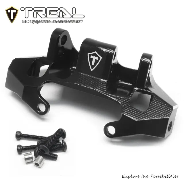 TREAL Aluminum 7075 Rear Upper Link Riser Mount for Axial Capra Currie F9 1/10 RC Crawler