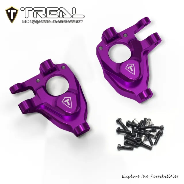TREAL Aluminum 7075 Front Inner Portal Covers Steering Knuckles for Vanquish VRD/VS4-10