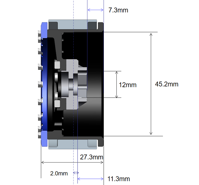 Treal 1.9 Wheels (4pcs) Beadlock Crawler Wheels for 1:10 Scale RC Truck-Type E