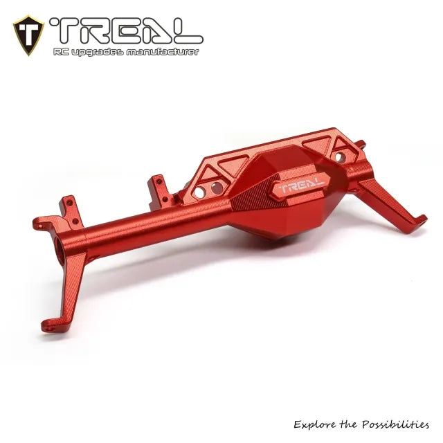 TREAL Aluminum 7075 Front Axle Housing w C Hubs for Axial 1/8 AXP8 Gilamon