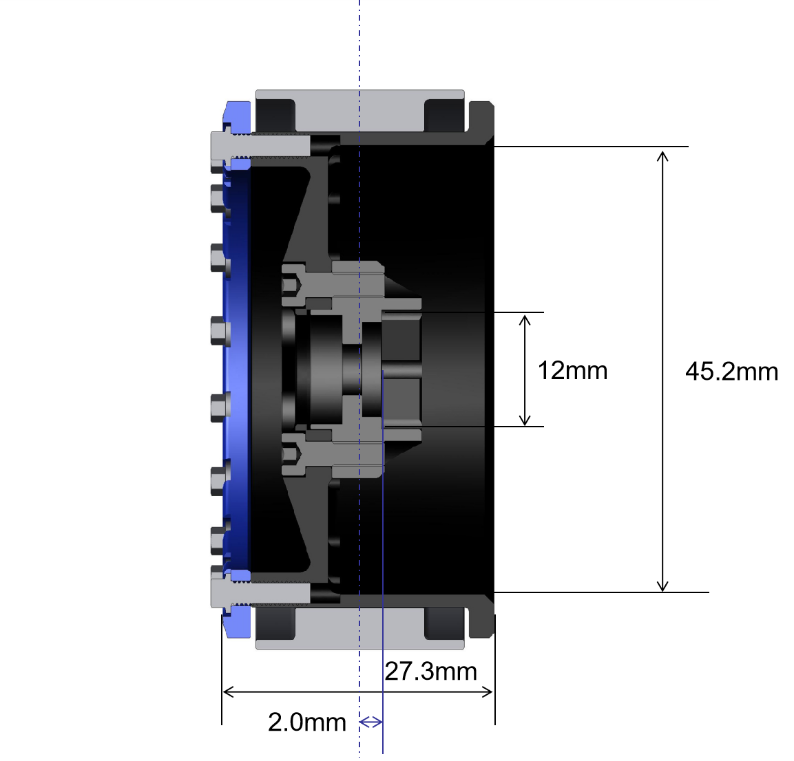 Treal 1.9 beadlock wheels (4P-Set) Alloy Crawler Wheels for 1:10 RC Scale Truck -Type D
