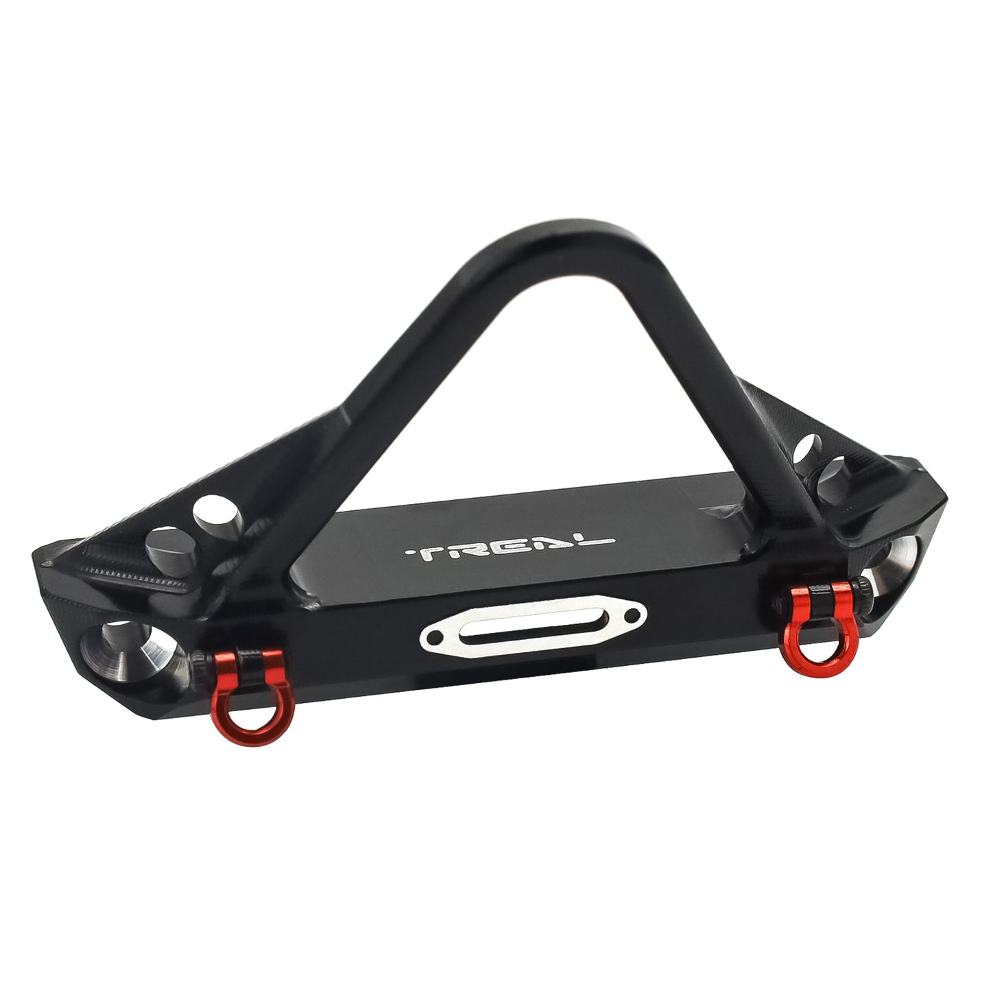 TREAL Axial SCX24 Gladiator Deadbolt Front Bumper w/ Shackle Alu 7075 CNC Machined for 1/24 RC SCX24