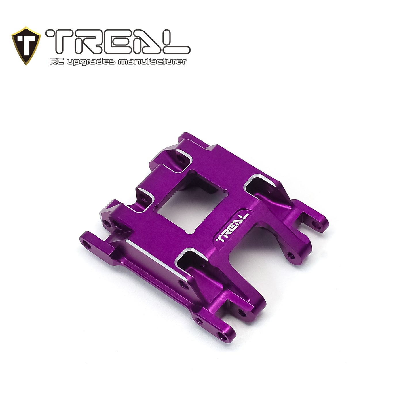 TREAL Aluminum 7075 Center Skid Plate CNC Machined Upgrdes for 1/18 TRX4M Defender Bronco K10 F150