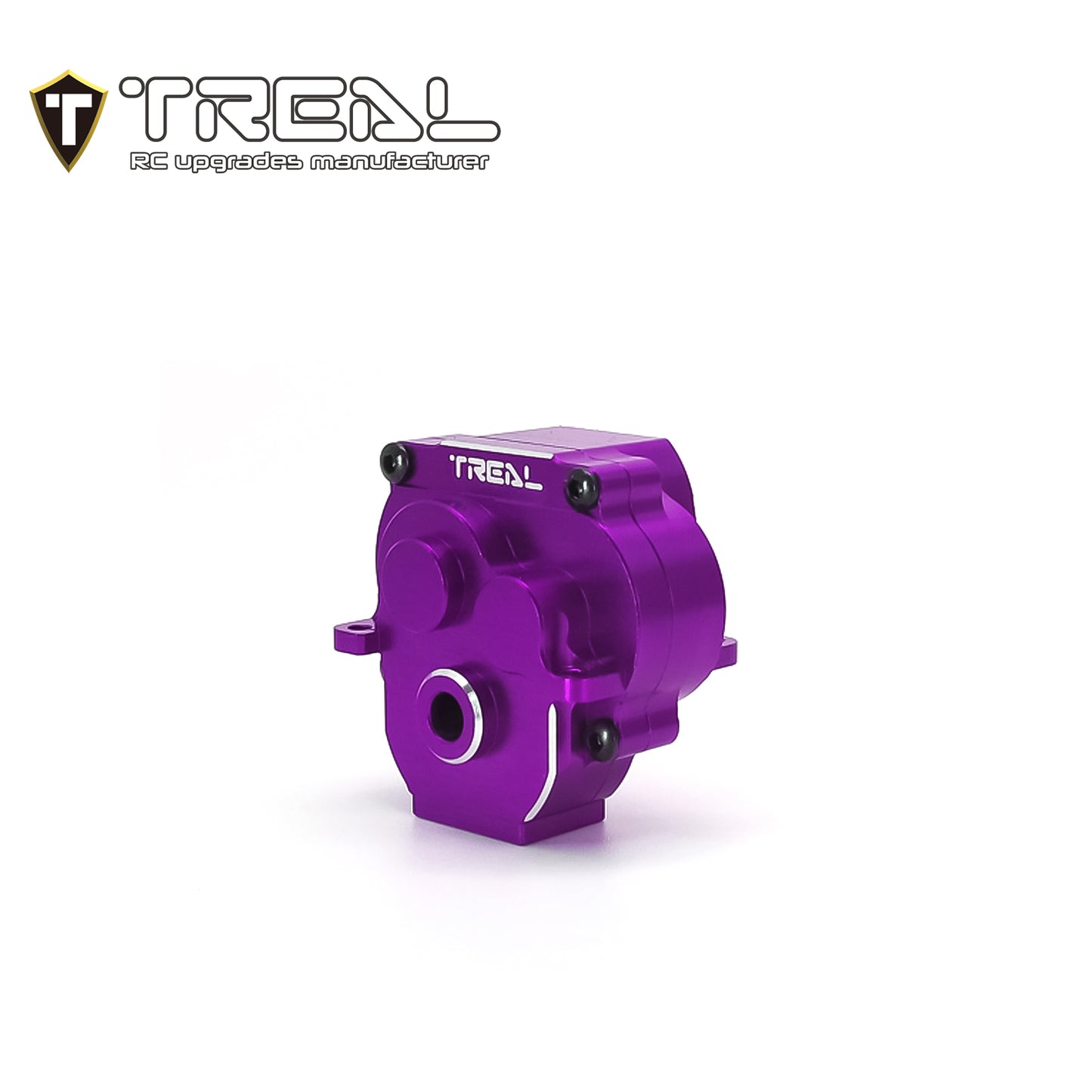 TREAL Aluminum 7075 Differential Gearbox Housings for Traxxas 1/18 TRX4M TRX4MT