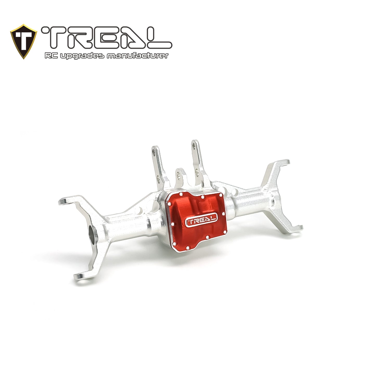 TREAL Aluminum 7075 Front Axle Housing, w Caster Blocks (C-Hubs) for 1/18 TRX4M Defender Bronco