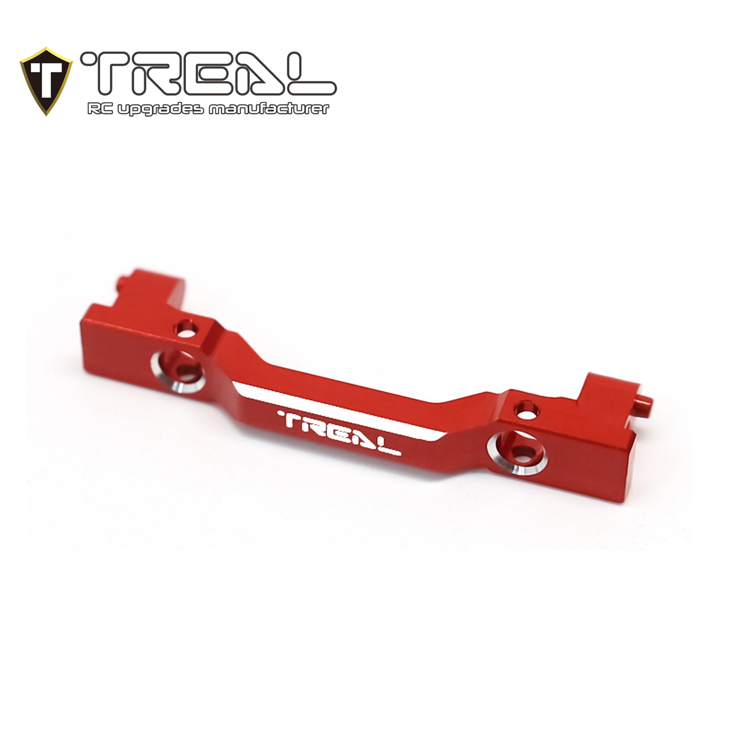 TREAL Aluminum 7075 Front Bumper Mount for Axial SCX24 Deadbolt AXI90081 1/24 RC Crawler Car Upgrade Parts