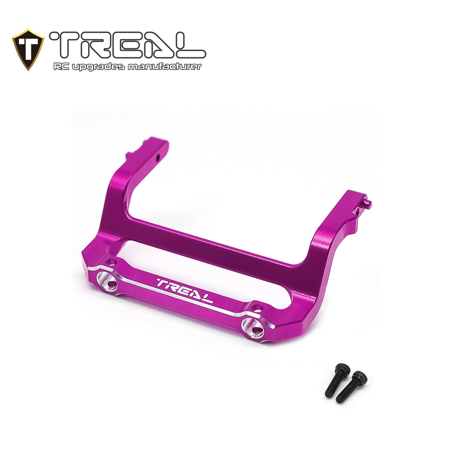 TREAL Aluminum 7075 Front Bumper Mount for Axial SCX24 Chevrolet C10 Upgrades