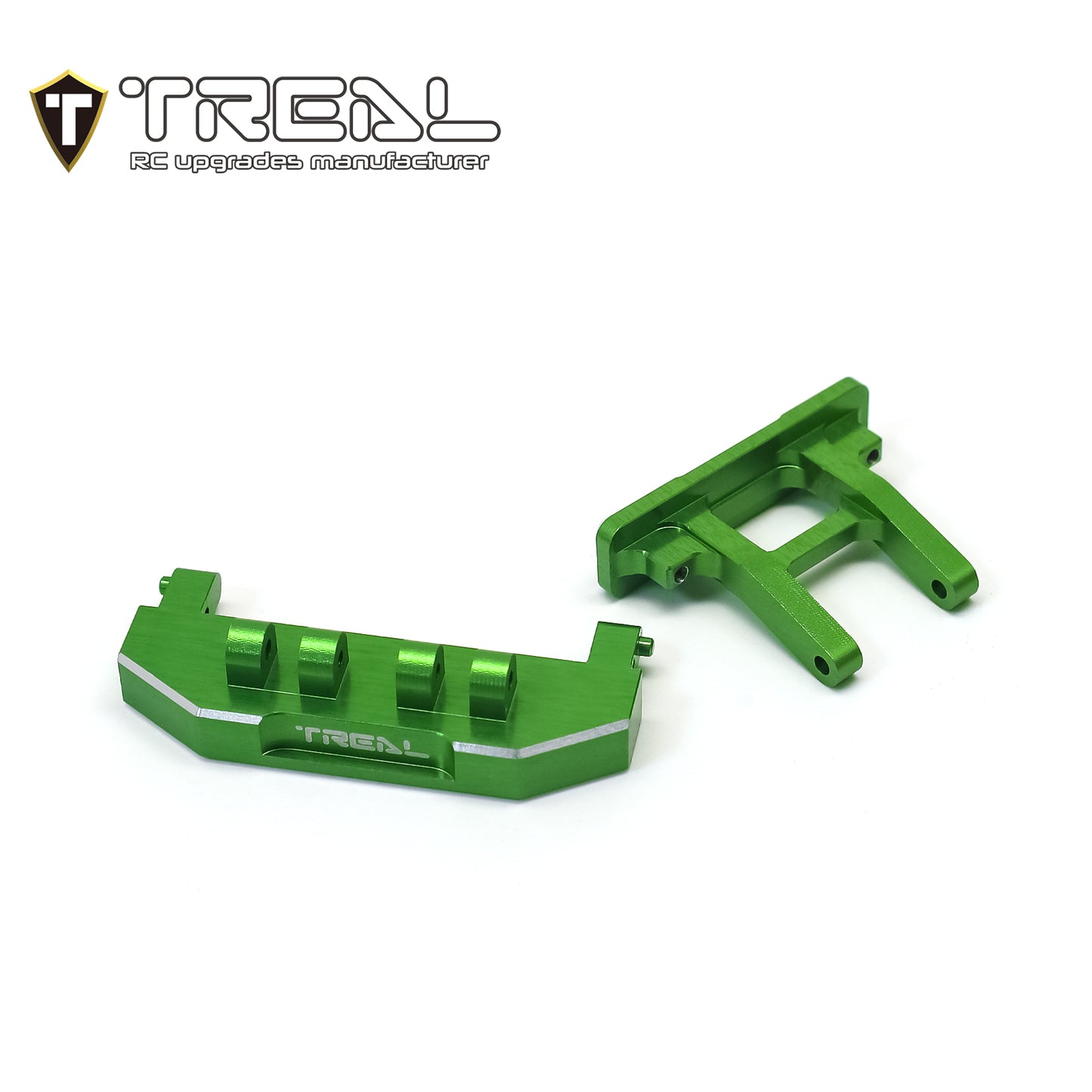 TREAL Aluminum 7075 Rear Bumper Mount for Axial SCX24 Deadbolt AXI90081 1/24 RC Crawler Car Upgrade Parts