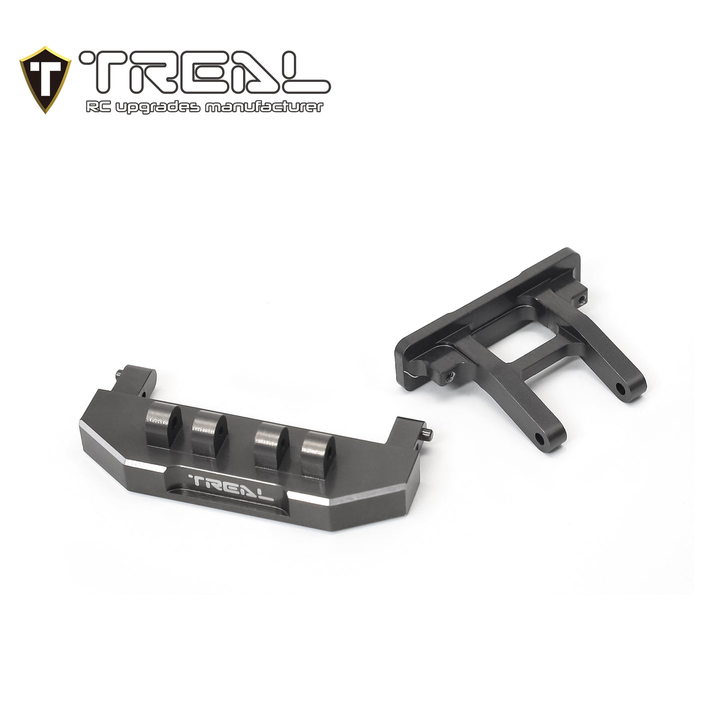TREAL Aluminum 7075 Rear Bumper Mount for Axial SCX24 Deadbolt AXI90081 1/24 RC Crawler Car Upgrade Parts
